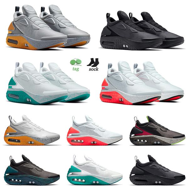 

authentic 2021 adapt auto max running shoes motherboard triple black jetstream infrared laser fuchsia white trainers sneakers size 36-45