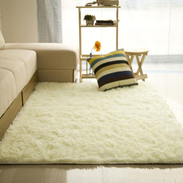 

80x120cm soft fluffy rugs anti-skid shaggy area rug dining room home bedroom silk carpet floor mat carpets