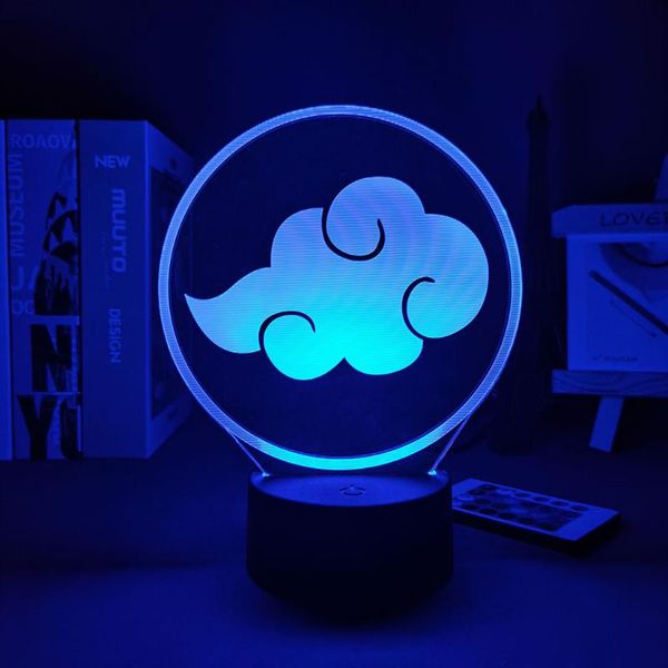 

night lights led light anime figure narutoed akatsuki for decoration table lamp bedroom wall