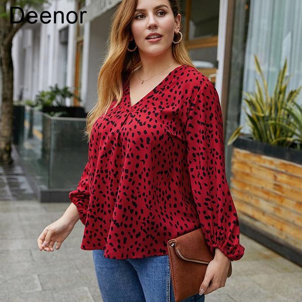 

plus size t-shirt deenor 2021 spot solid color urban casual v-neck long sleeve comfortable fashion loose women's clothing shirts, Black