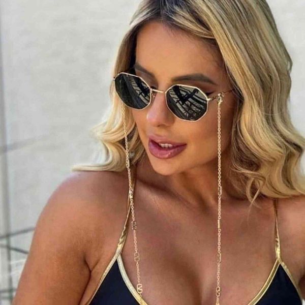 

designer sunglasses fashion star chain with concave shape travel va2040, White;black