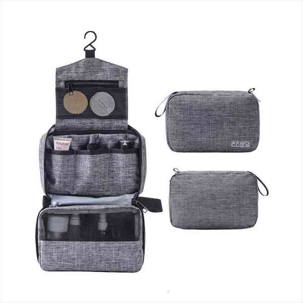 

woman toilet large cosmetic bag travel makeup organizer waterproof womens folding toiletry kit female