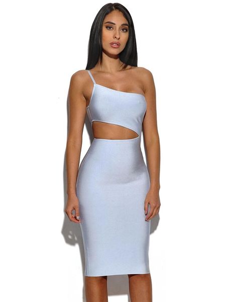 

casual dresses summer rayon bandage spaghetti strap dress strapless knee-length white hollow out women evening party, Black;gray