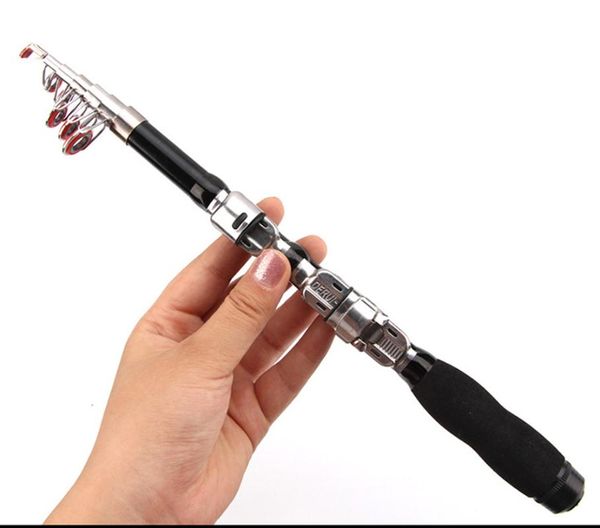 

mini fishing rod portable glass fiber saltwater freshwater travel spinning sishing boat rods