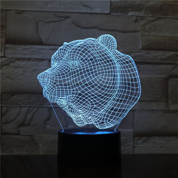

touch night light 3d atmosphere led nightlight dog desk lamp color changing decoration with app control for home l party gfit
