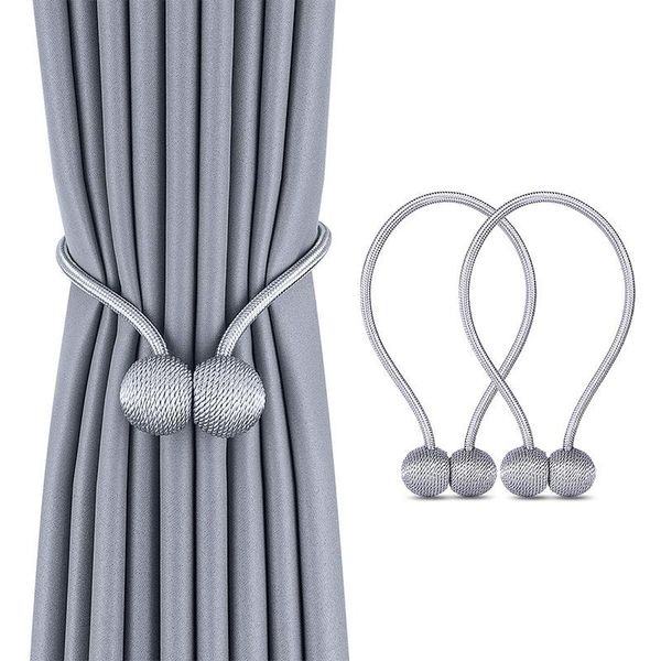 

curtain & drapes pearl magnetic bead buckle decoration accessories tie clip hook back household rod rope jewelry frame