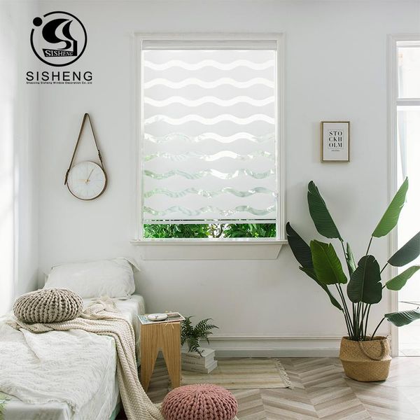 

blinds wave style zebra customized roller shades for home decorate