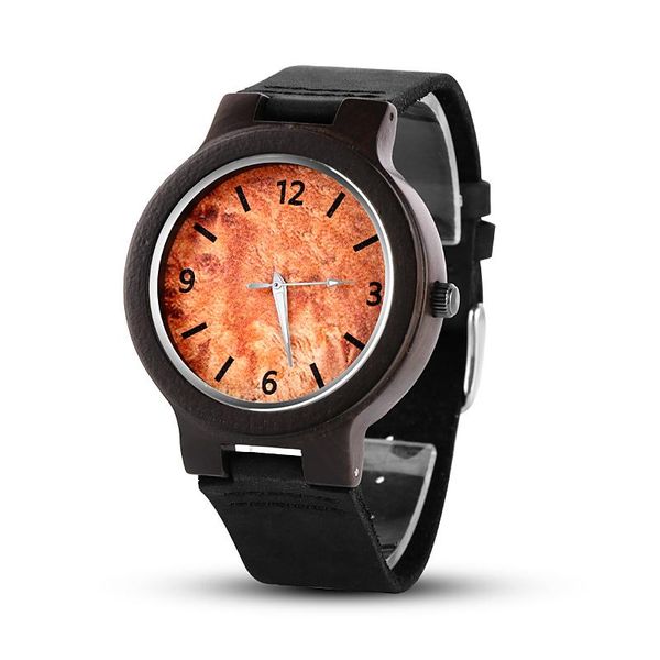 

wristwatches mens watches wood watch men unique fashion wooden men's clock saat reloj hombre erkek kol saati, Slivery;brown