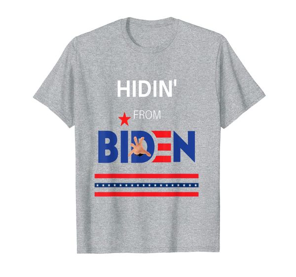 

diva duds hidin' from biden - hand - t-shirt, White;black