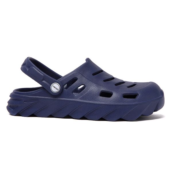 

2021 men women sports trainer summer cross-border sandals slippers casual trend beach hole shoes breathable hollow soft bottom slipper code:, Black