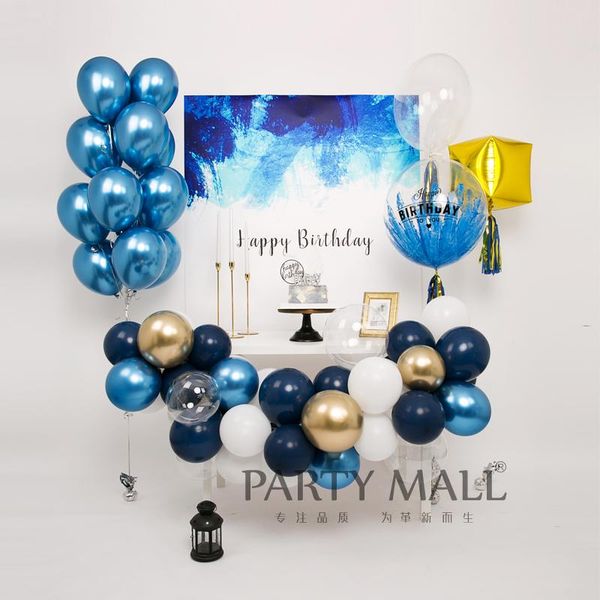 

blue latex space balloon birthday party decorations kids bedroom decoration gifts palloncini compleanno home ec50qq