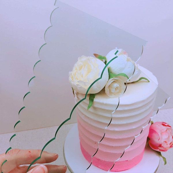 

other event & party supplies transparent cream scraper acrylic cake smoother for kitchen baking tool icing frosting buttercream bake accesso