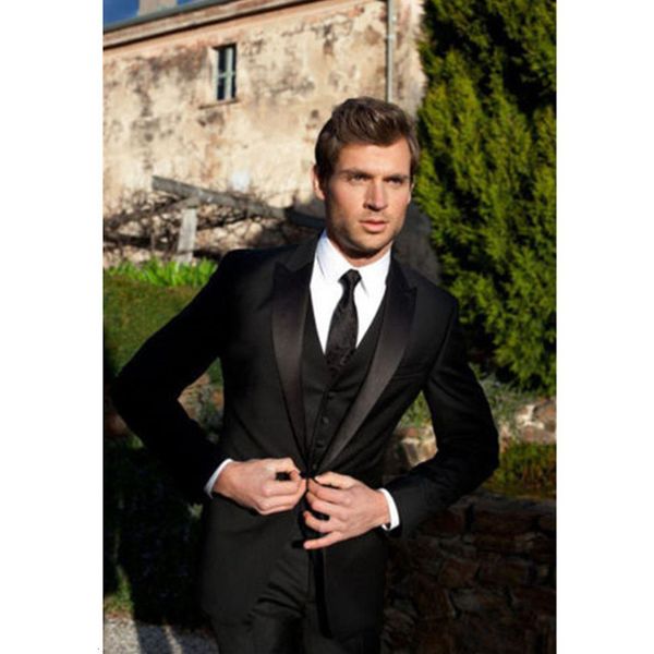 

men's suits & blazers classic tux smolking groom thin suit and culine evening for black men man formal tuxedo pr ball, White;black