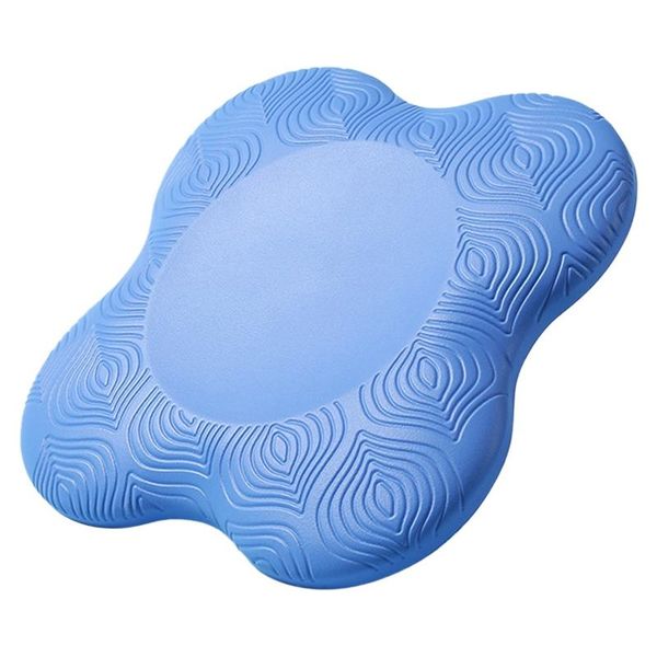 

portable small round knee pad yoga mats non slip pu protective fitness sport cushion home gym elbow & pads, Black;gray