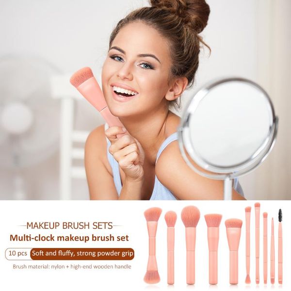 

eyelash curler 10pcs makeup brush set foundation soft fluffy nylon fashion multifunction easy grasp powder blush cosmetic