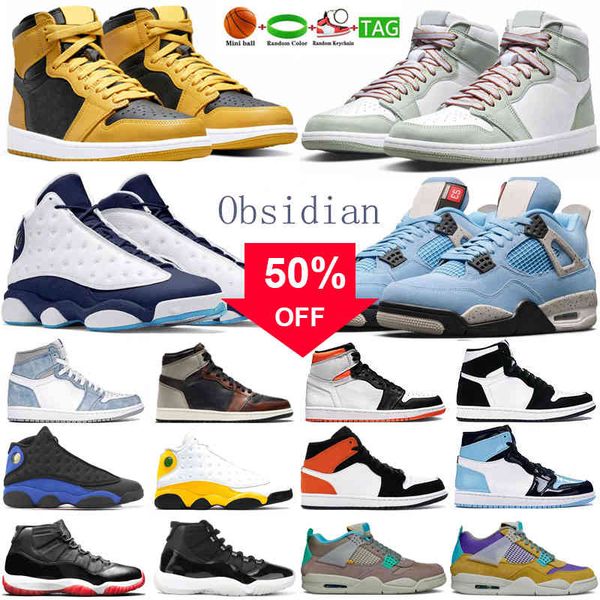 

2022 jumpman men women basketball shoes 1s pollen 4s high university blue 11s 25th anniversary 13s obsidian red flint mens outdoor sports
