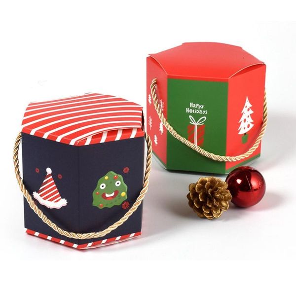 

gift wrap 1pc colorful christmas candy box eve apple portable packing