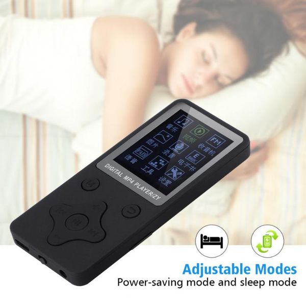 

zyzy mp4 player mini mp3 portable music tf card slot-t1-black & players