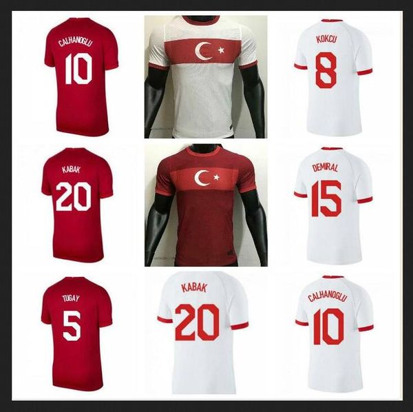 

2021 maillots de football turkey player version soccer jersey home away yazici caglar soyuncu demiral ozan kabak calhanoglu celik shirt qnmt, Black;yellow