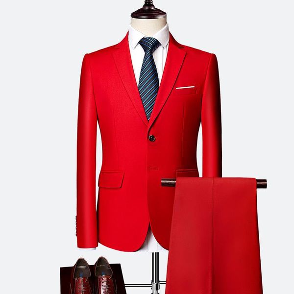 

men's suits & blazers two piece suit, tailored red purple suit,mens tuxedo,two set,men suits,suit men, White;black