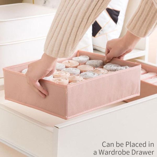 

storage drawers nonwoven box 3pcs bra wardrobe organizer drawer divider portable folding closet dividers