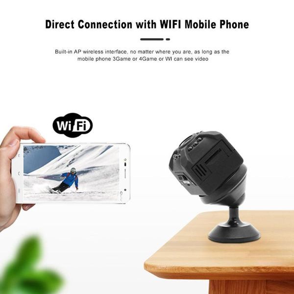 

mini cam wifi ip camera x5 hd 1080p night visionwireless micro webcam camcorder video recorder support remote view cameras