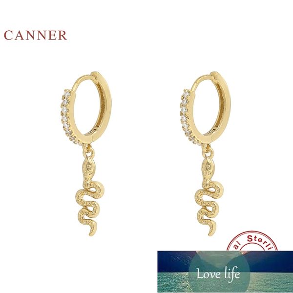 

canner 925 sterling silver earrings snake animal wild oorbel diamant earrings jewelry gold earring earrings for women factory price expert d, Golden;silver