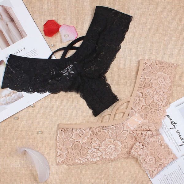 

women's t-pants women's bud ribbon transparent fun underwear low waist fat mm large pants, Black;white