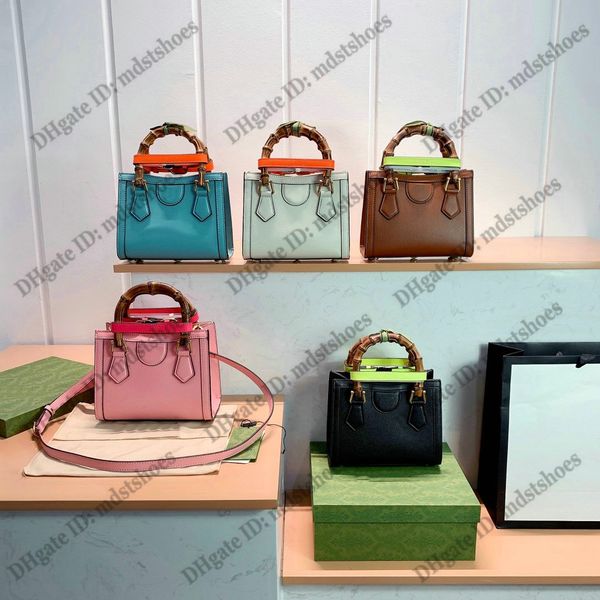 

leather princess vintage diana bamboo mini tote bag womens 2021 designer luxurys handle bags crossbody ophidia handbag