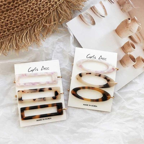 

geometric leopard hairpins fashion hair clips for women headwear barrettes accessories1