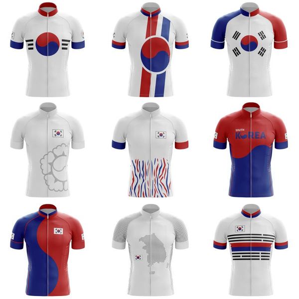 

racing jackets hirbgod summer cross-country bike jacket south for korea series national flag color matching men's cycling jersey,tyz630, Black;red