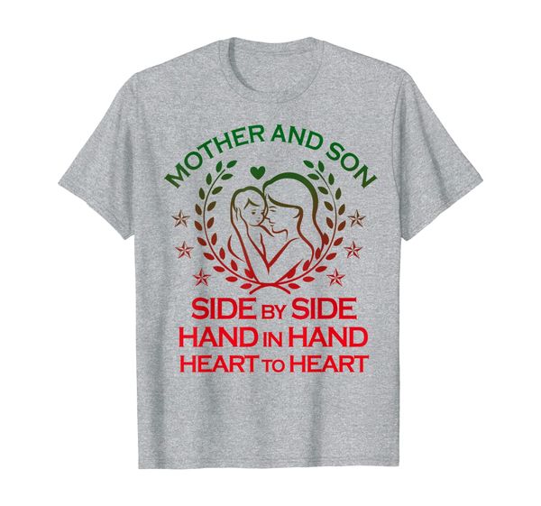 

Mother and son/Side by side/handinhand/Heart toheart Tshirt, Mainly pictures
