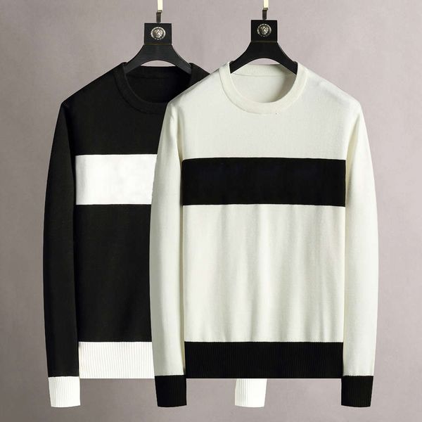 

designer 21ss mens sweaters long sleves knits letters budge embroidery fashion hoodies pullover sweatshirt clothing balenciga, White;black