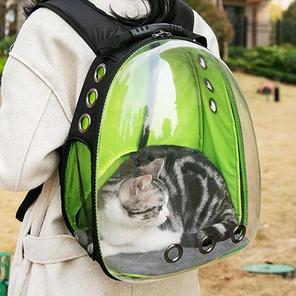 

cat carriers,crates & houses breathable pet dog backpack space travel bag for outdoor carrying
