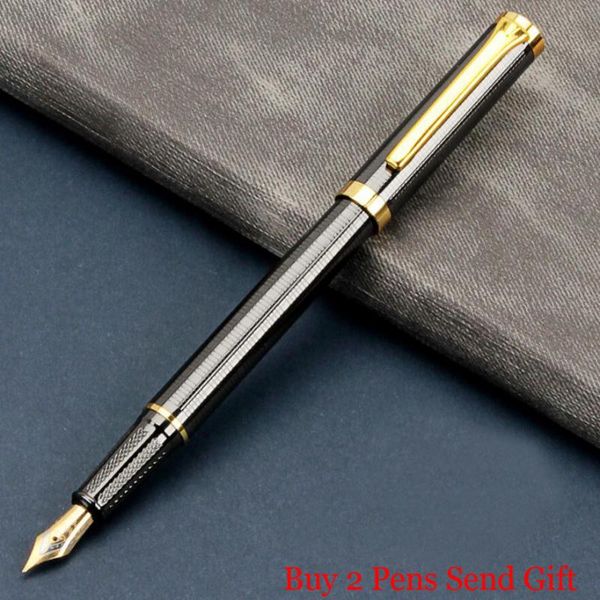 

fountain pens fashion design full metal luxury gift writing ink pen business men signature buy 2 send