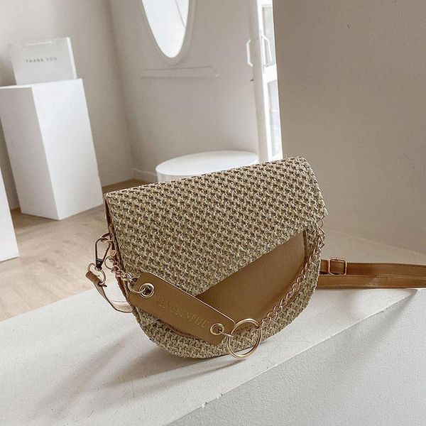 

evening bags fashion straw handbags for women designer female 2021 summer simple crossbody small shoulder