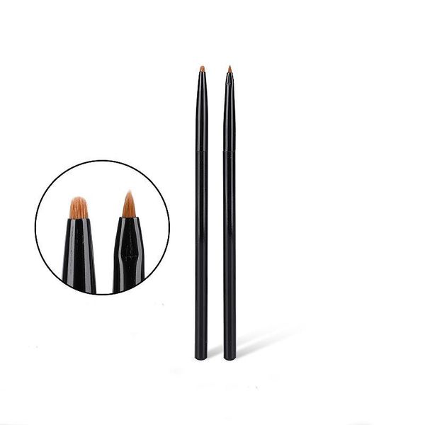 

makeup brushes 2pcs eyebrow eyeliner brush precision small angle concealer lip