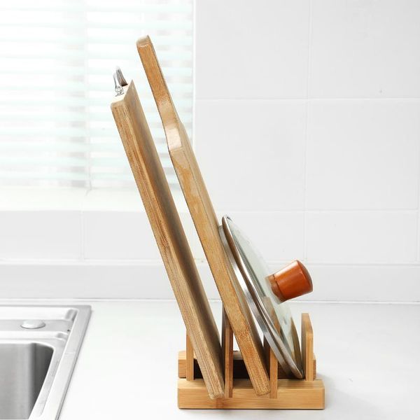 

chopping board cutting knife storage rack pot holder kitchen drainer shelf magazine book stand plate bakeware organizer & organization