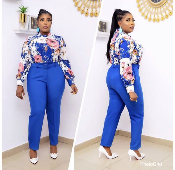 

shorts women two pieces together printed blouse high office pants ladies work spring wear fashionable suits 5z1c, White;black