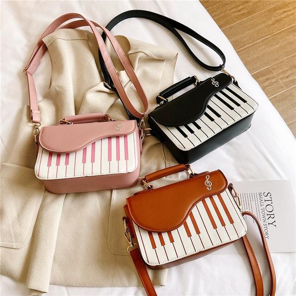 

evening bags female piano bag small square fashion hit color mini shoulder pu all-match lady messenger
