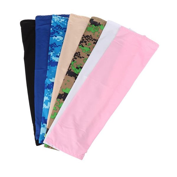 

elbow & knee pads 1pair drive car cooling sun protection sport cycling fishing tools arm sleeves cover uv, Black;gray