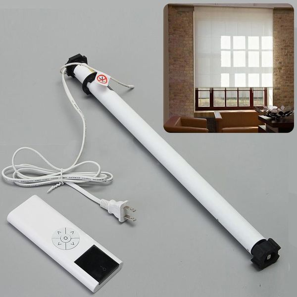 

blinds 1 set ac 100-240v electric roller shade motor tubular remote control