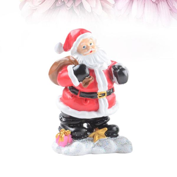 

creative santa claus christmas figurine resin decoration layout props for holiday party home (sca-147) decorative objects & figurines