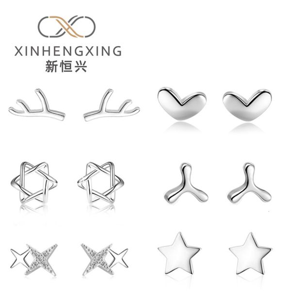 

xinhengxing e0552 full earrings simple friendly stick earholes earrings