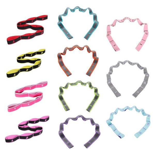 

elastic yoga pull strap gym fitness exercise stretching band resistance loop bands