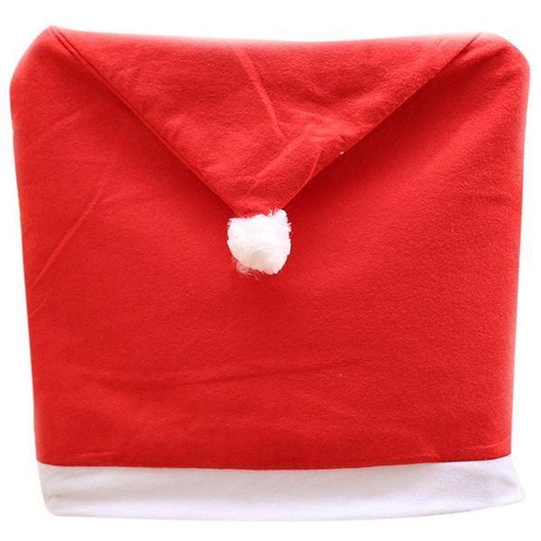 

8pcs/lot christmas chair covers dinner back table party decoration year supplies