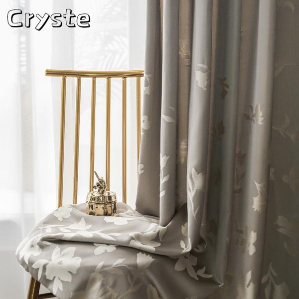 

curtain & drapes high-precision floral jacquard curtains finished shading custom for living dining room bedroom