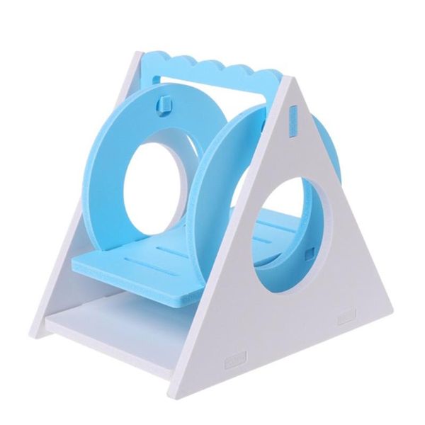 

small animal supplies waterproof ecological wood chinchillas squirrel fitness non-toxic gift triangle swing hedgehog hamster toy pet cartoon