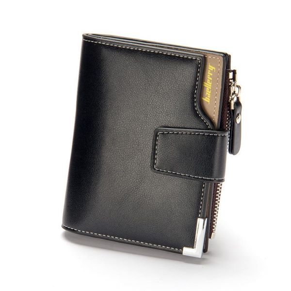 

baellerry brand wallet men leather wallets purse short male clutch mens money bag quality carteira, Red;black