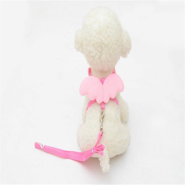

dog collars & leashes cute angel pet leads and set puppy for small designer wing adjustable harness levert dropship 2jul7